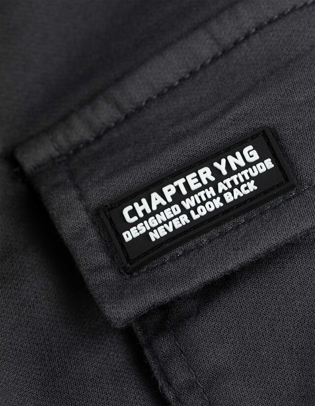 Cargo nadrág - Laza fazon - fekete