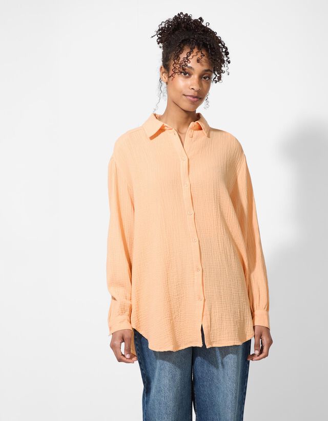 Blúz - Muszlin - vilagos zold