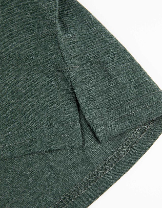 Hosszú ujjú felső - Kerek nyakkivágás - sötétzöld