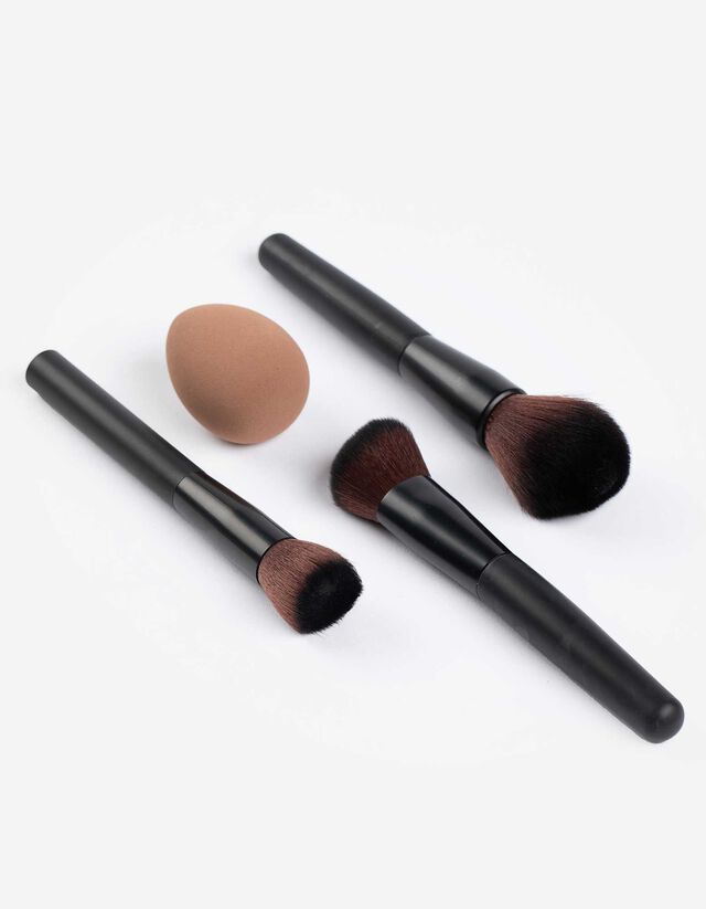 Kefekészlet - 4 db-os csomag - bézs