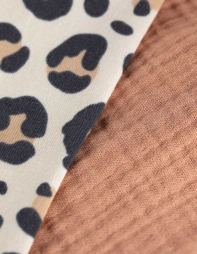 Ruha és leggings szett - Muszlin - rozsaszin