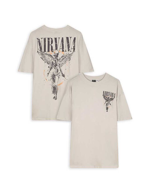 Póló - Nirvana - bézs