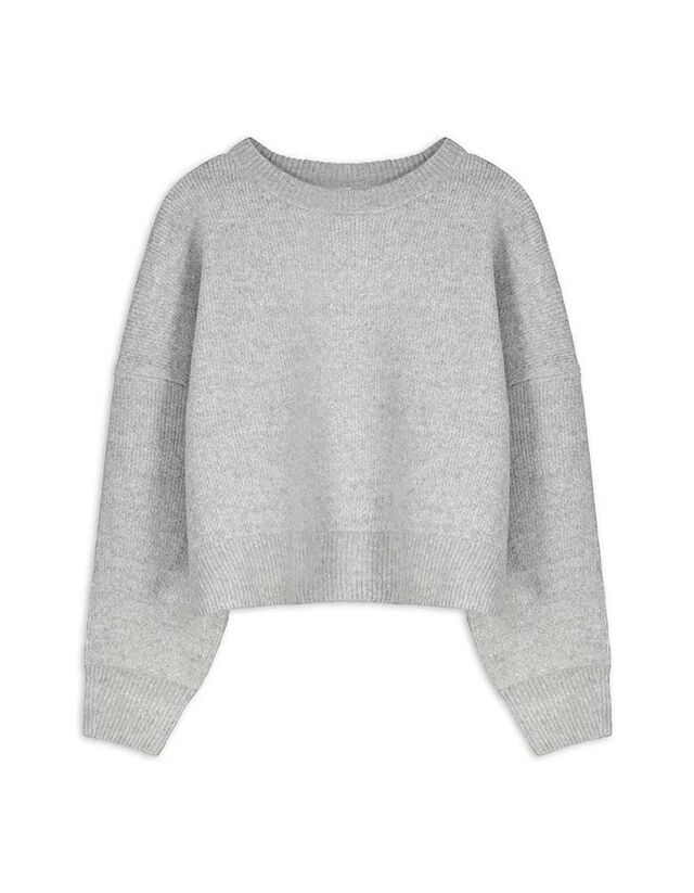 Pulóver - Túlméretezett fazon - vilagos szurke