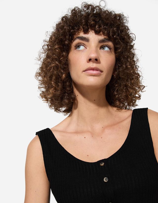 Ujjatlan felső - Viszkózkeverék - mélyvörös