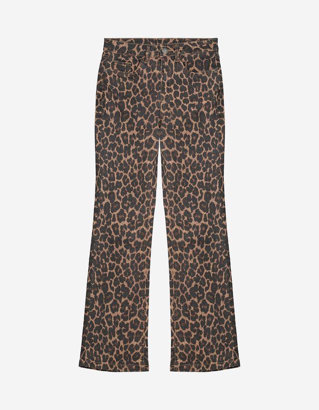 Nadrág - Enyhén bővülő fazon - bézs