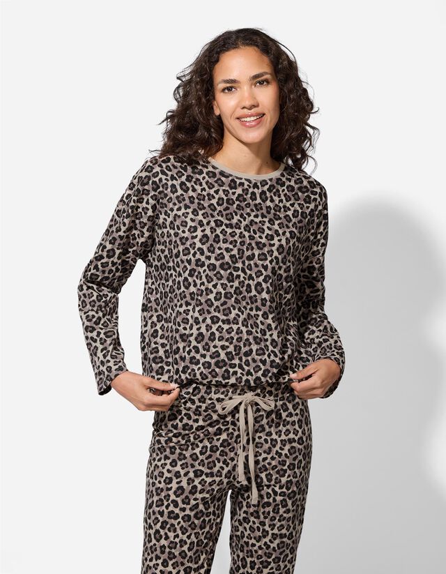 Pizsamafelső - Pamut - bézs