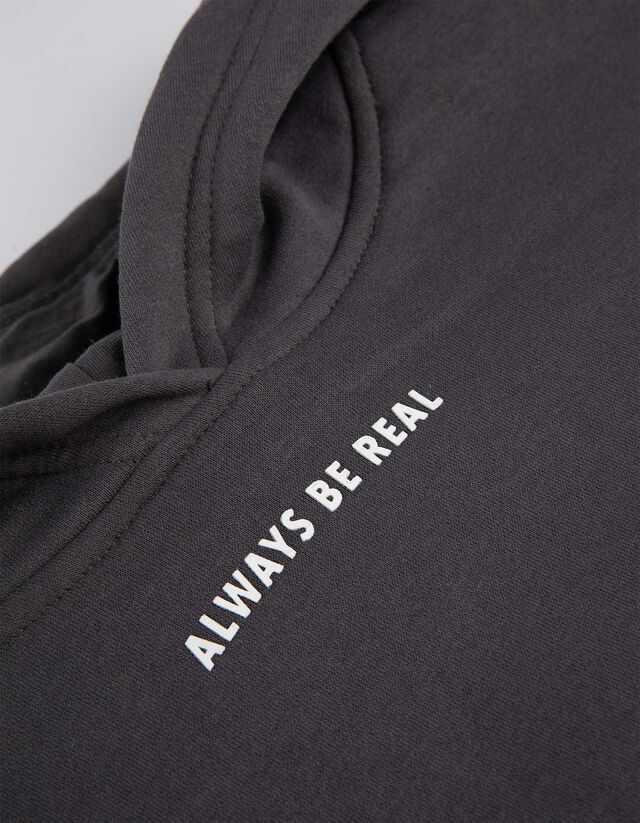 Kapucnis felső - Nyomott minta - kék