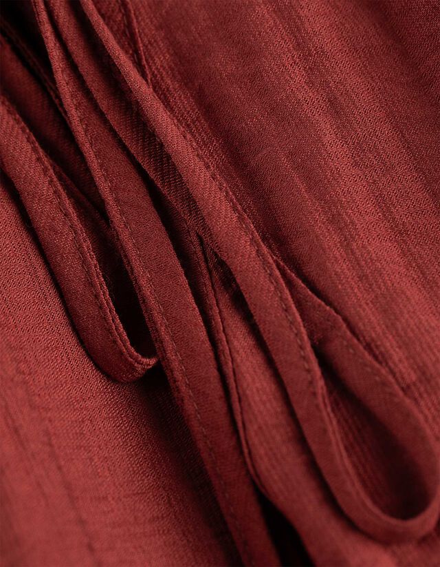 Blúz - V-kivágás - bézs