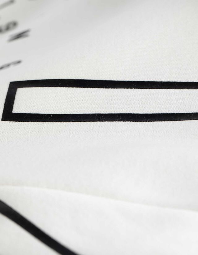 Kapucnis felső - Túlméretezett fazon - feher