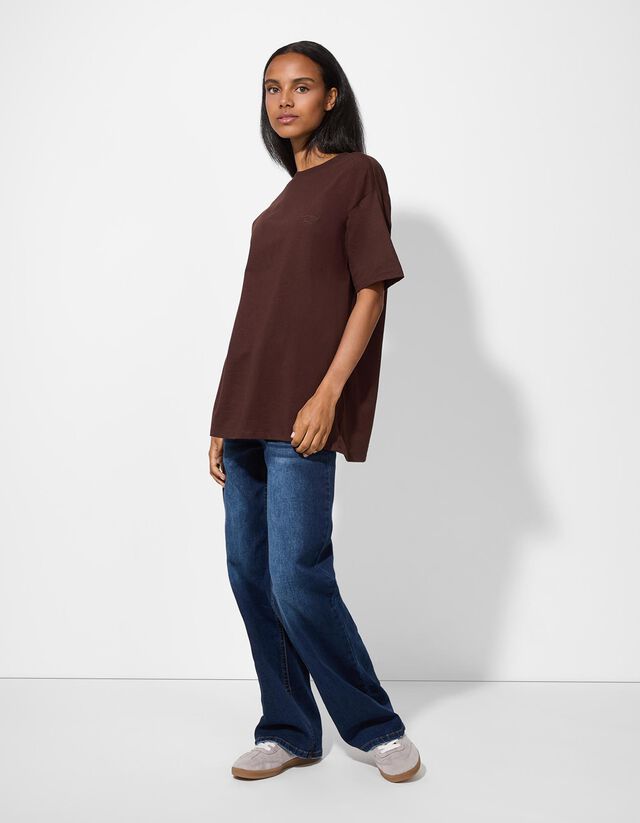 Póló - Hímzésekkel - feher