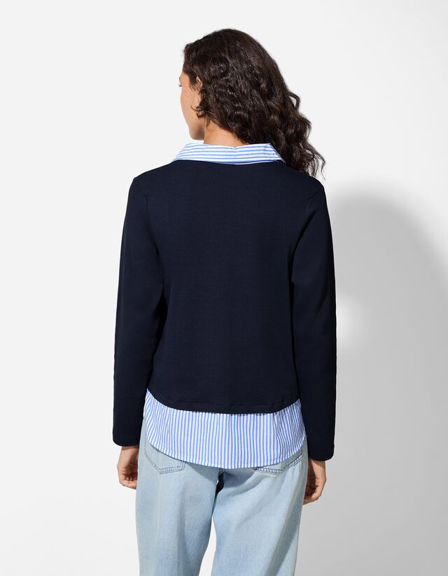 Női ing - Kétrétegű hatás - bézs