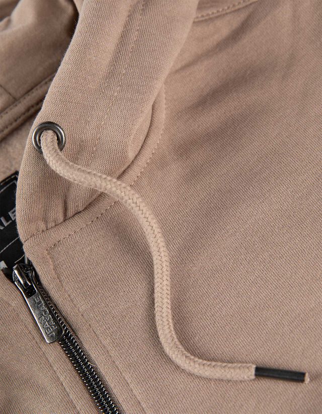 Cipzáros melegítőfelső - Zsinóros kapucni - sotetkek