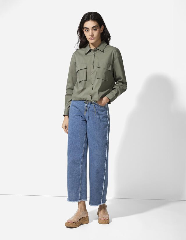 Blúz - Egyszínű - feher