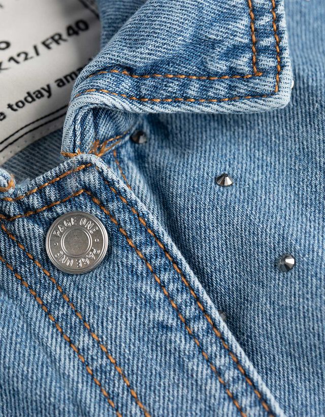 Farmering - középkék farmer - kék