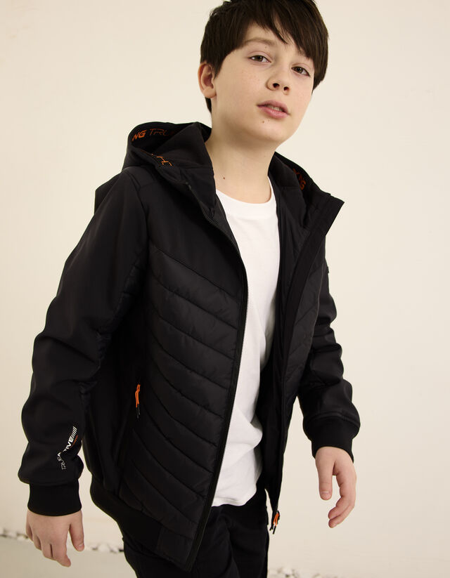 Softshell kabát - Vízlepergető - fekete