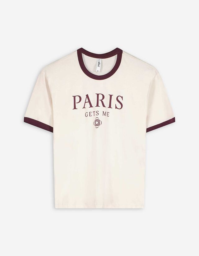 Póló - Elülső nyomtatás - feher