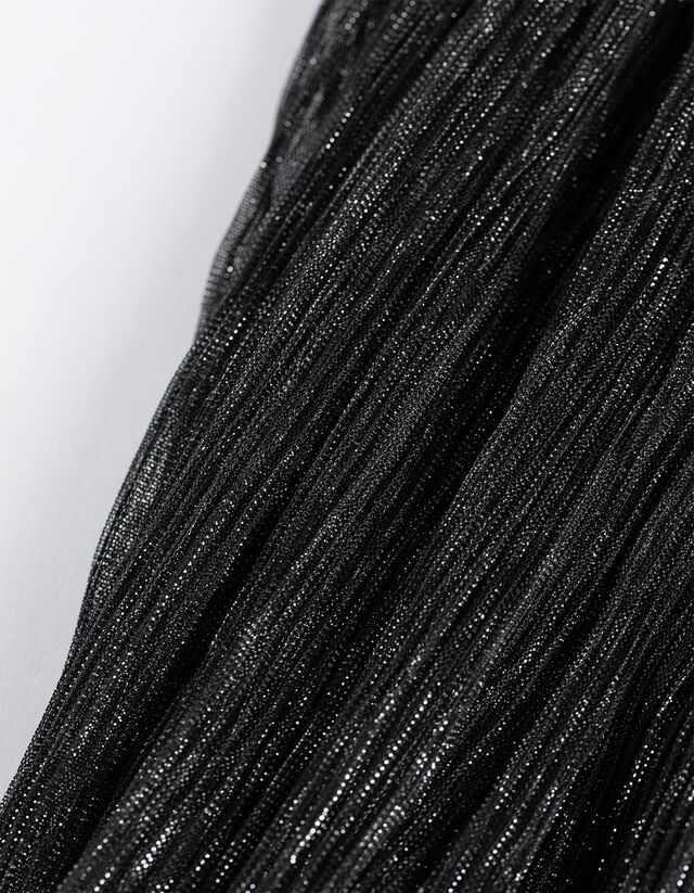 Szoknya - Ráncok - fekete