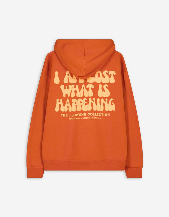 Melegítőfelső - Hátul nyomtatott minta - fekete