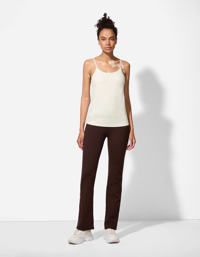 Ujjatlan felső - Lélegző szövet - fekete