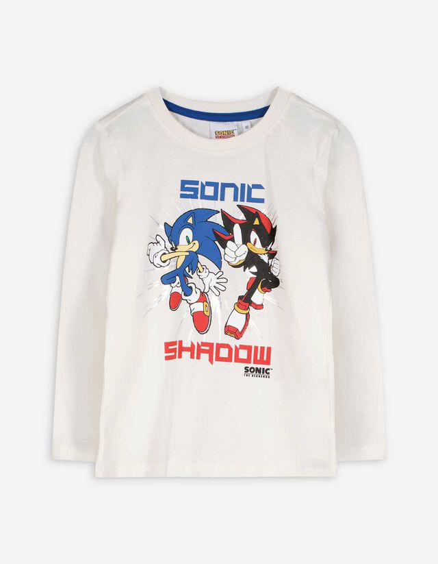 Hosszú ujjú felső - Sonic - feher