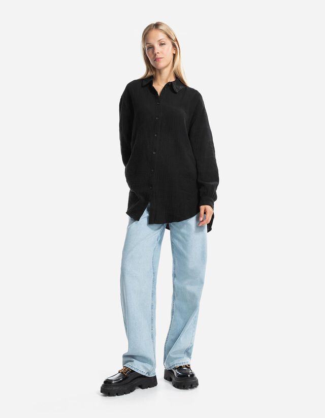 Blúz - Muszlin - vilagos zold