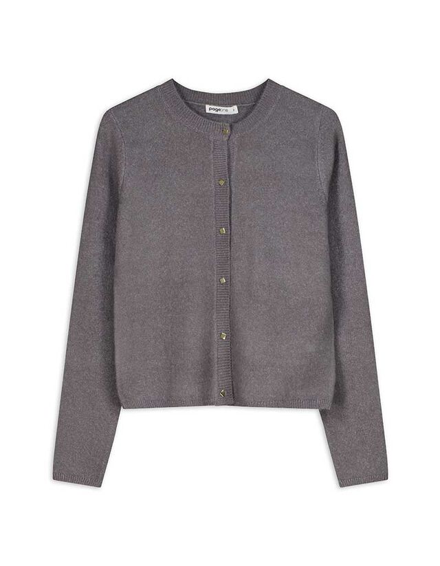 Kardigán - Gombolópántos - sotetlila