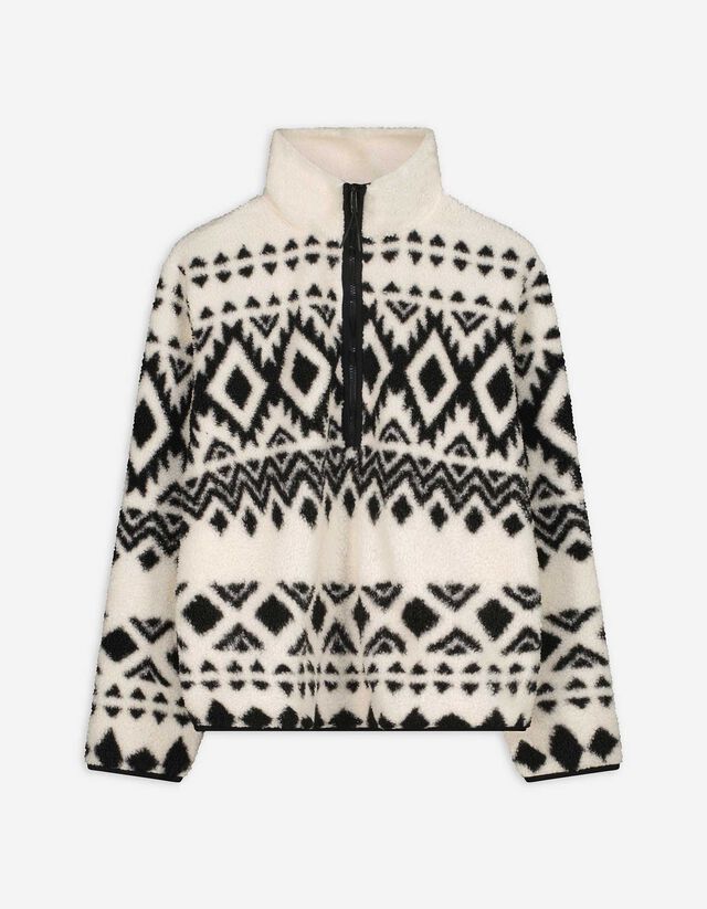 Melegítőfelső - Plüss - feher