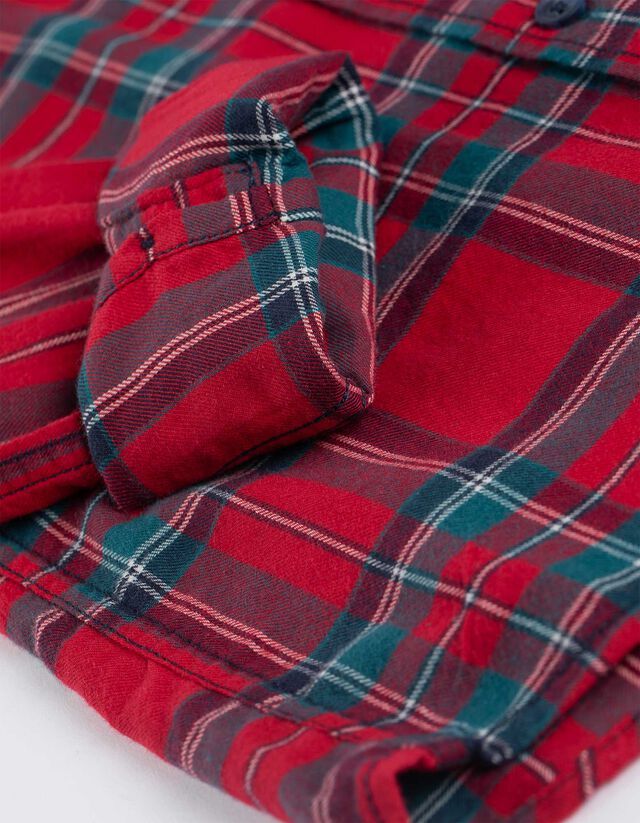 Férfi ing - Kockás - sotetkek