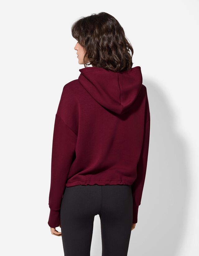 Kapucnis felső - Lélegző szövet - bézs