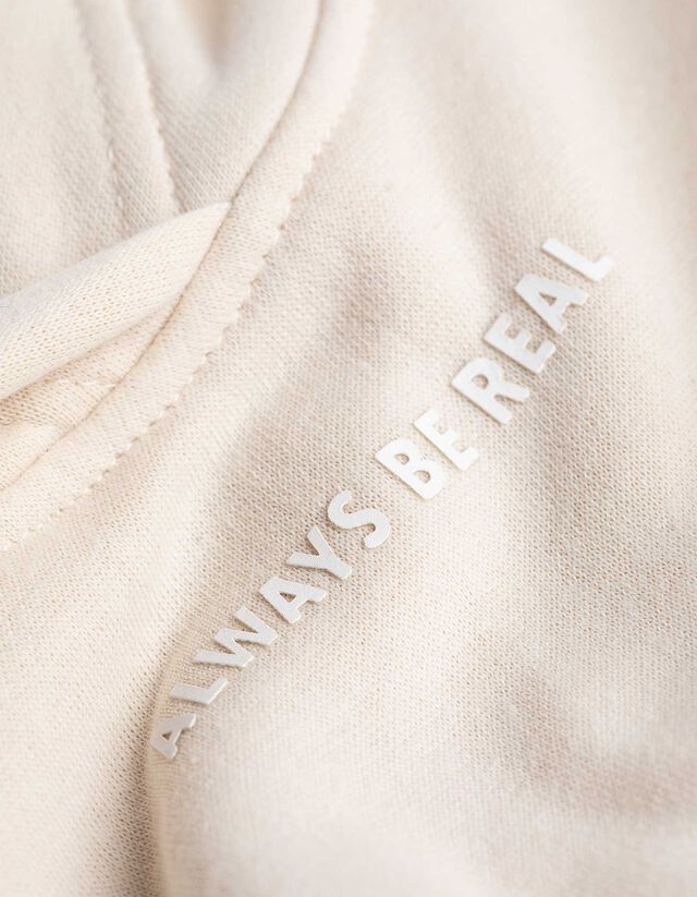 Kapucnis felső - Nyomott minta - kék