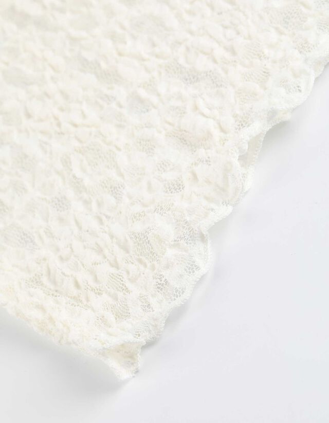 Rövid felső - Csipke - fekete