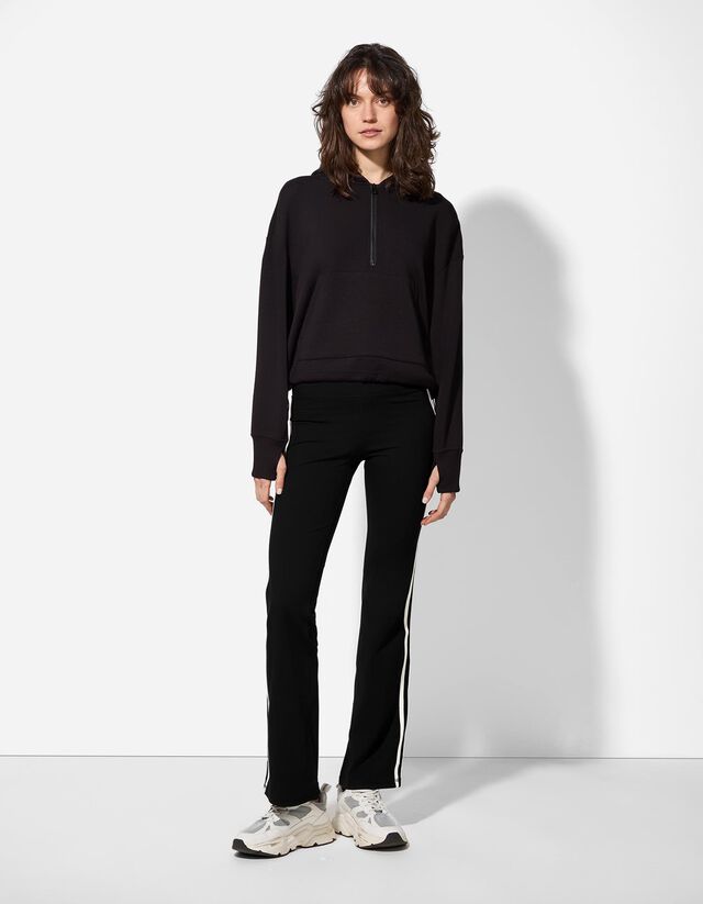 Legging - Puha tapintású - fekete