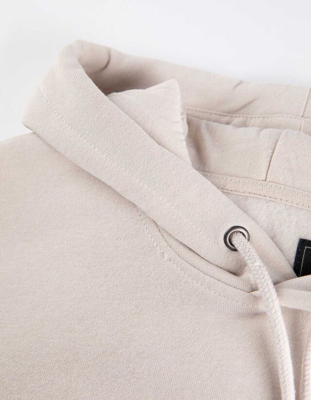 Kapucnis felső - Pamut keverék - sotetkek