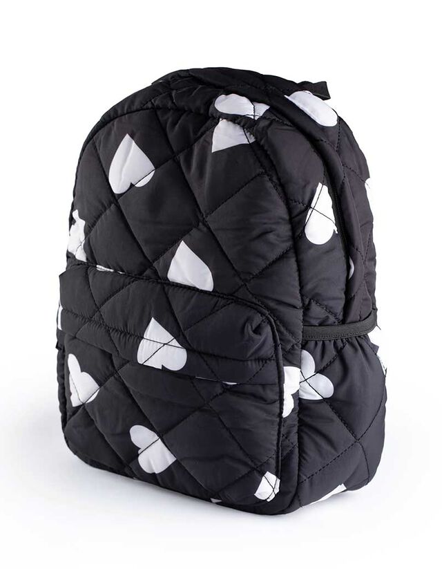 Hátizsák - Elszórt nyomott minta - fekete