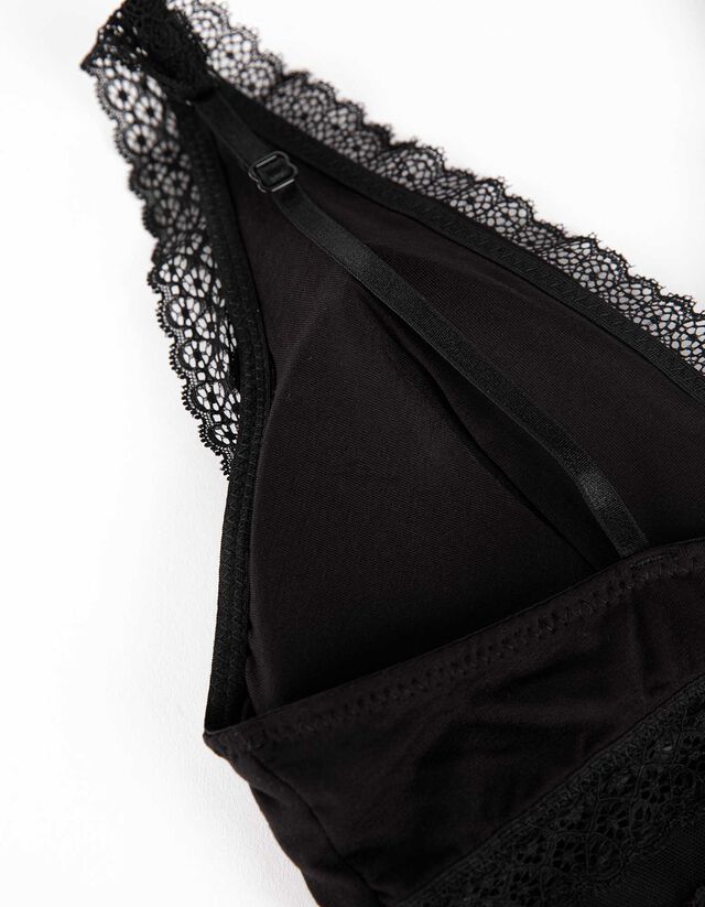 Negligé - Viszkóz - fekete