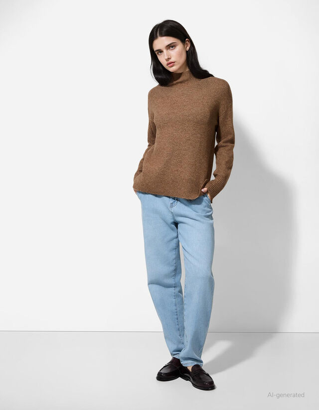 Pulóver - Mockneck - barna