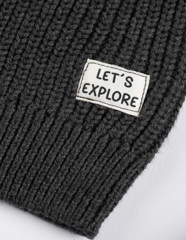 Pulóver - Kötött ruha - sötétszürke