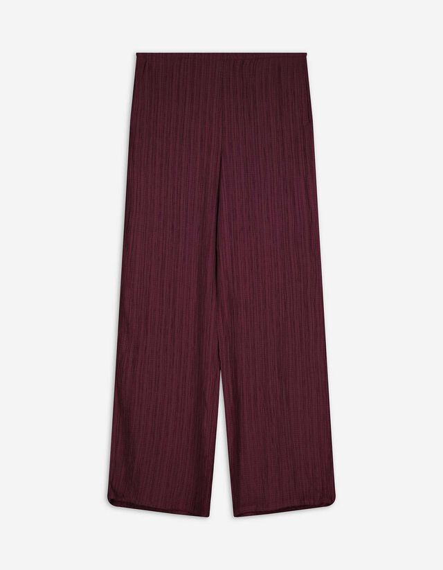 Bő nadrág - Viszkózkeverék - sotetlila