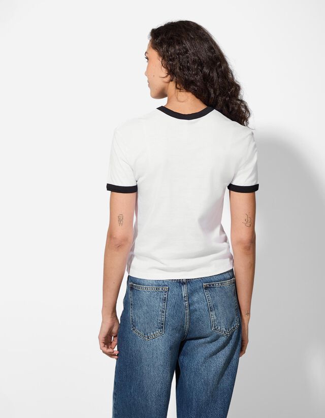 Póló - Elülső nyomtatás - feher