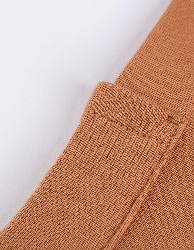 Szabadidőnadrág - Melegítőszövet - világos barna