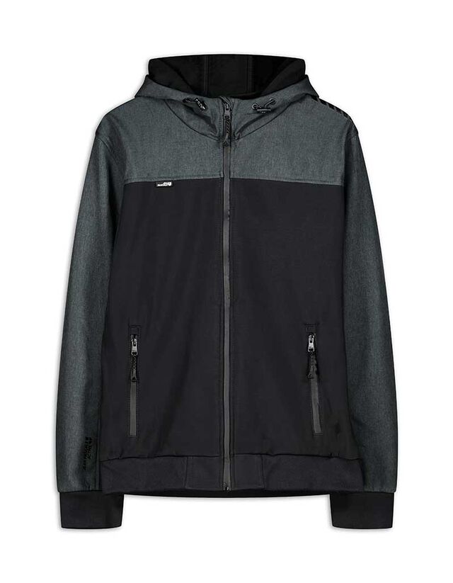 Széldzseki - Softshell - sötétszürke