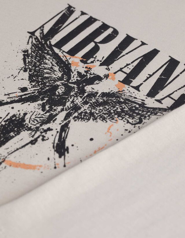 Póló - Nirvana - bézs