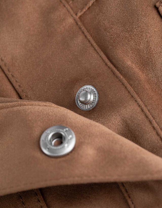 Ingdzseki - Velúr utánzat - barna