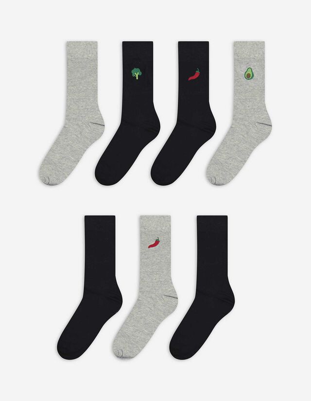 Zokni - 7 db-os csomag