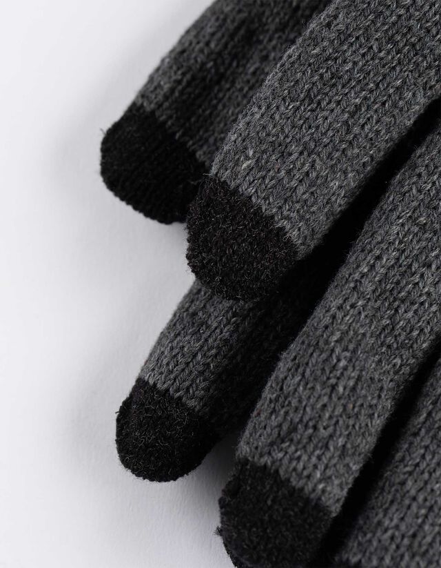 Kesztyű - Kötött ruha - sötétszürke