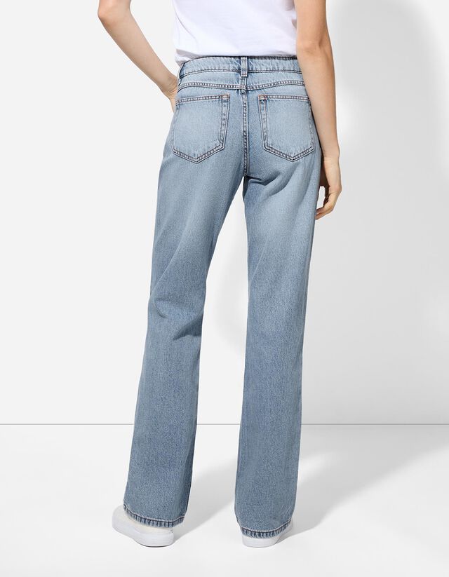 Farmernadrág - Enyhén bővülő fazon - kék