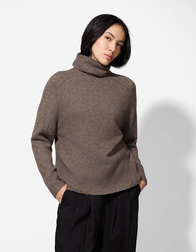 Pulóver - Túlméretezett fazon - sötétszürke