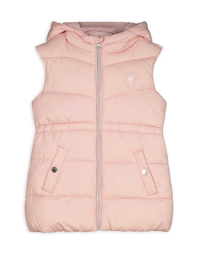 Hosszú mellény - Béléssel - rozsaszin