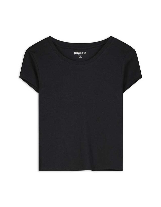 Póló - Bordázott - rozsaszin