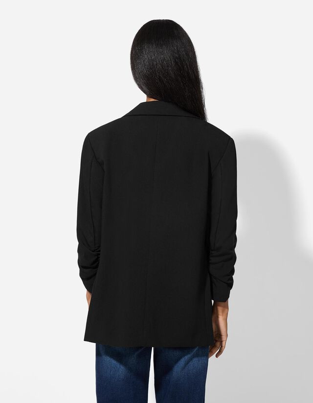 Blézer - Háromnegyedes ujjú - fekete